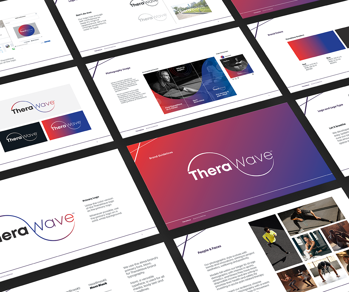 TheraWave Brand Book Image 2